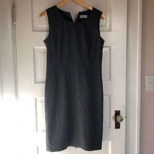 Calvin Klein Gray Business Dress